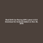 Real Drift Car Racing APK Latest v3.5.6 Download for Android Added on Nov 26, 2016