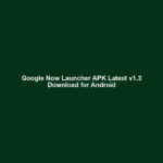Google Now Launcher APK Latest v1.3 Download for Android